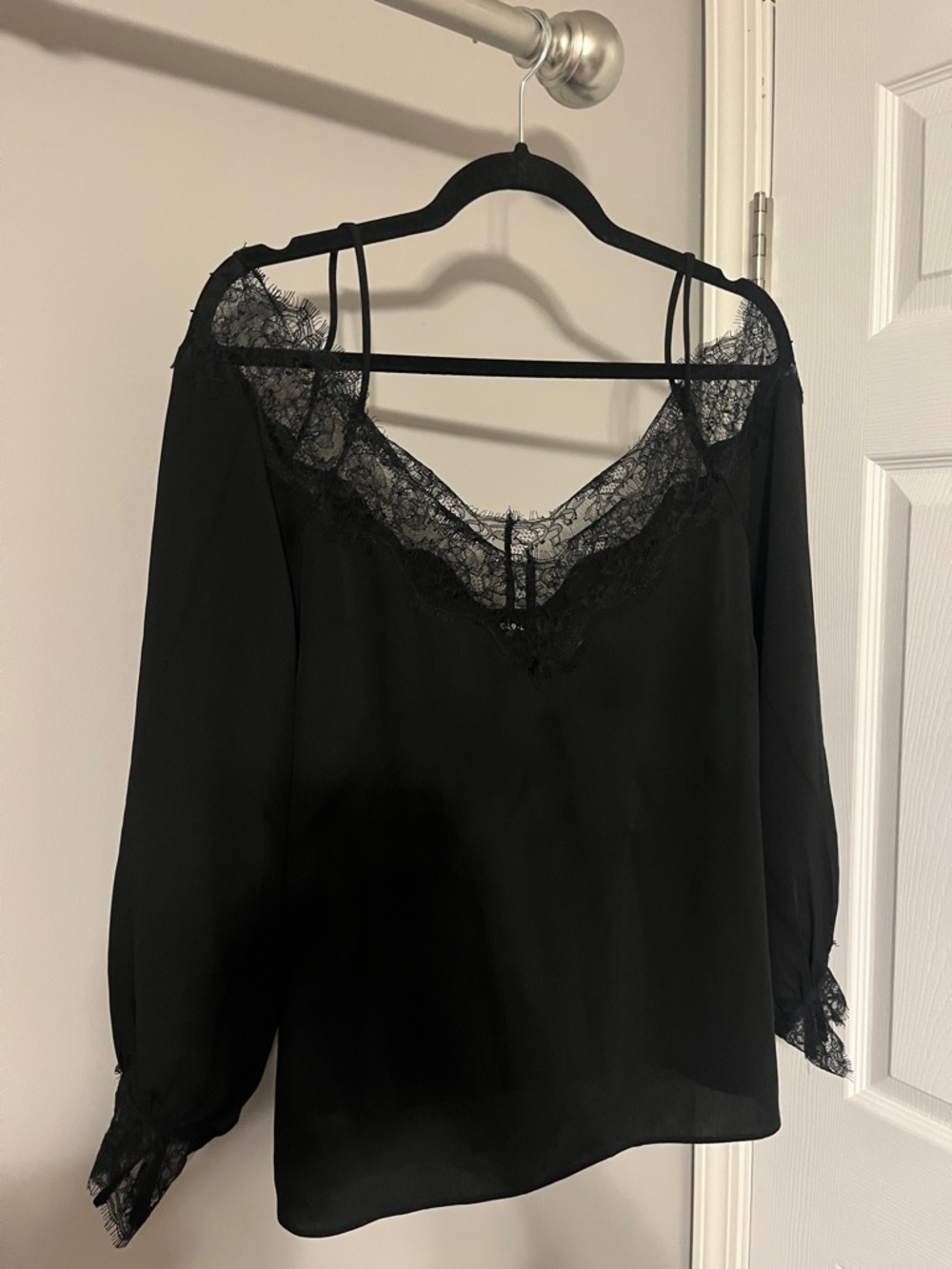 Sugarlips Black Lace Detail Top